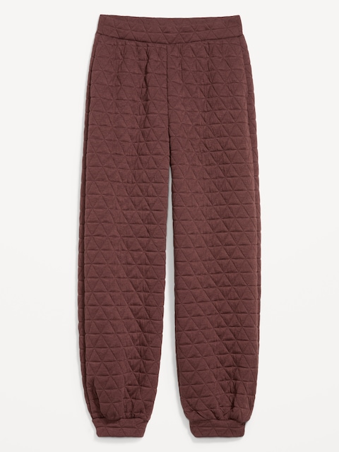 PANTALON EN MOLLETON RAFFINÉ MATELASSÉ