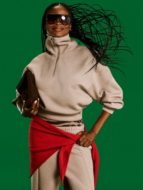 Bounce Fleece Half-Zip Pullover Sweatshirt