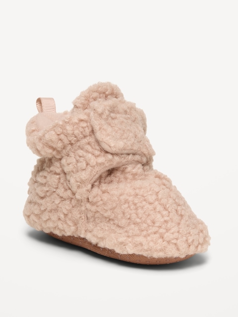 BOTTILLONS UNISEXES EN SHERPA POUR BÉBÉ