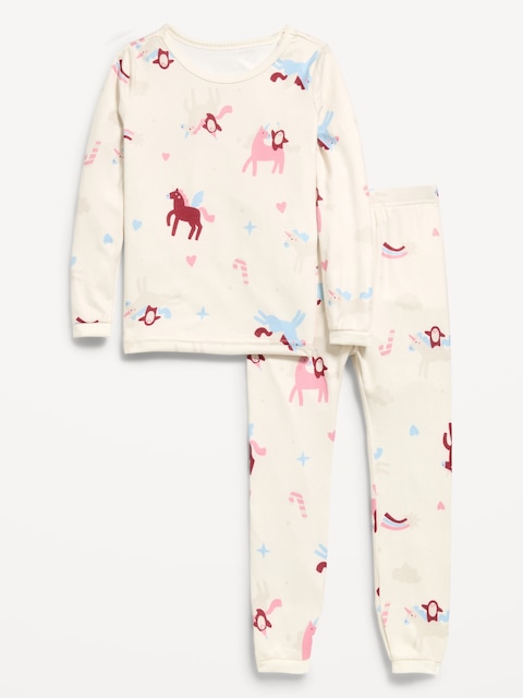 SoftMode Printed Snug-Fit Pajama Set for Toddler & Baby