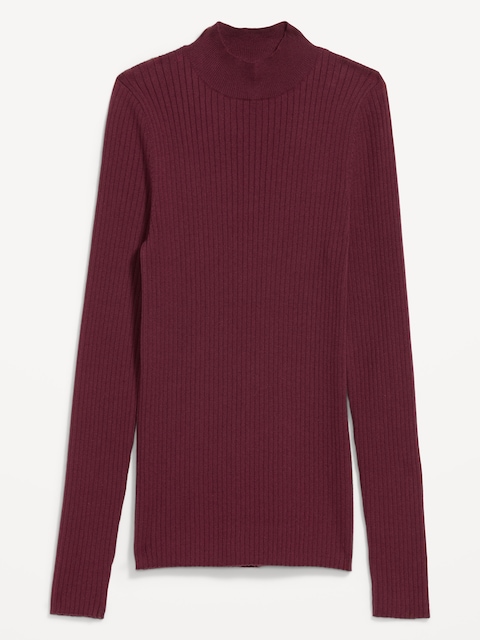 SoSoft Lite Ribbed Mock-Neck Sweater