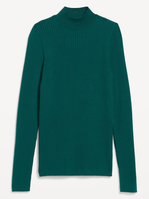 SoSoft Lite Ribbed Mock-Neck Sweater
