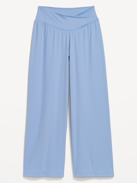 PANTALON STUDIOSMOOTH À JAMBE LARGE À TAILLE CROISÉE