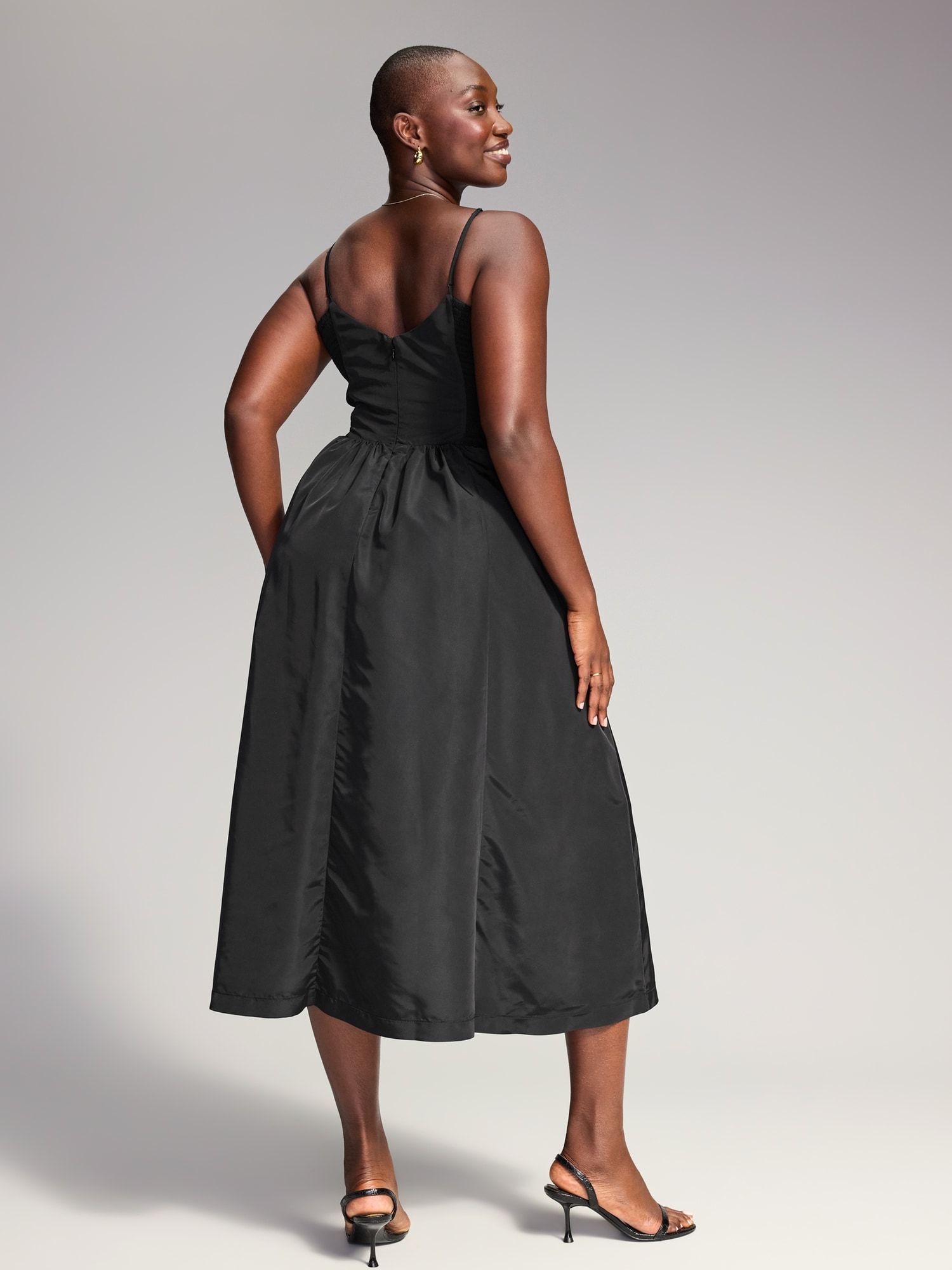 The Occasion by Old Navy Sleeveless Fit and Flare Midi Dress
