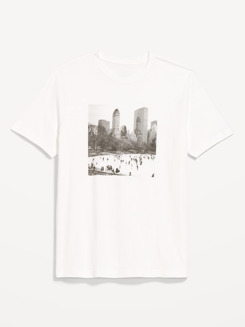 Soft-Washed Crew-Neck Graphic T-Shirt
