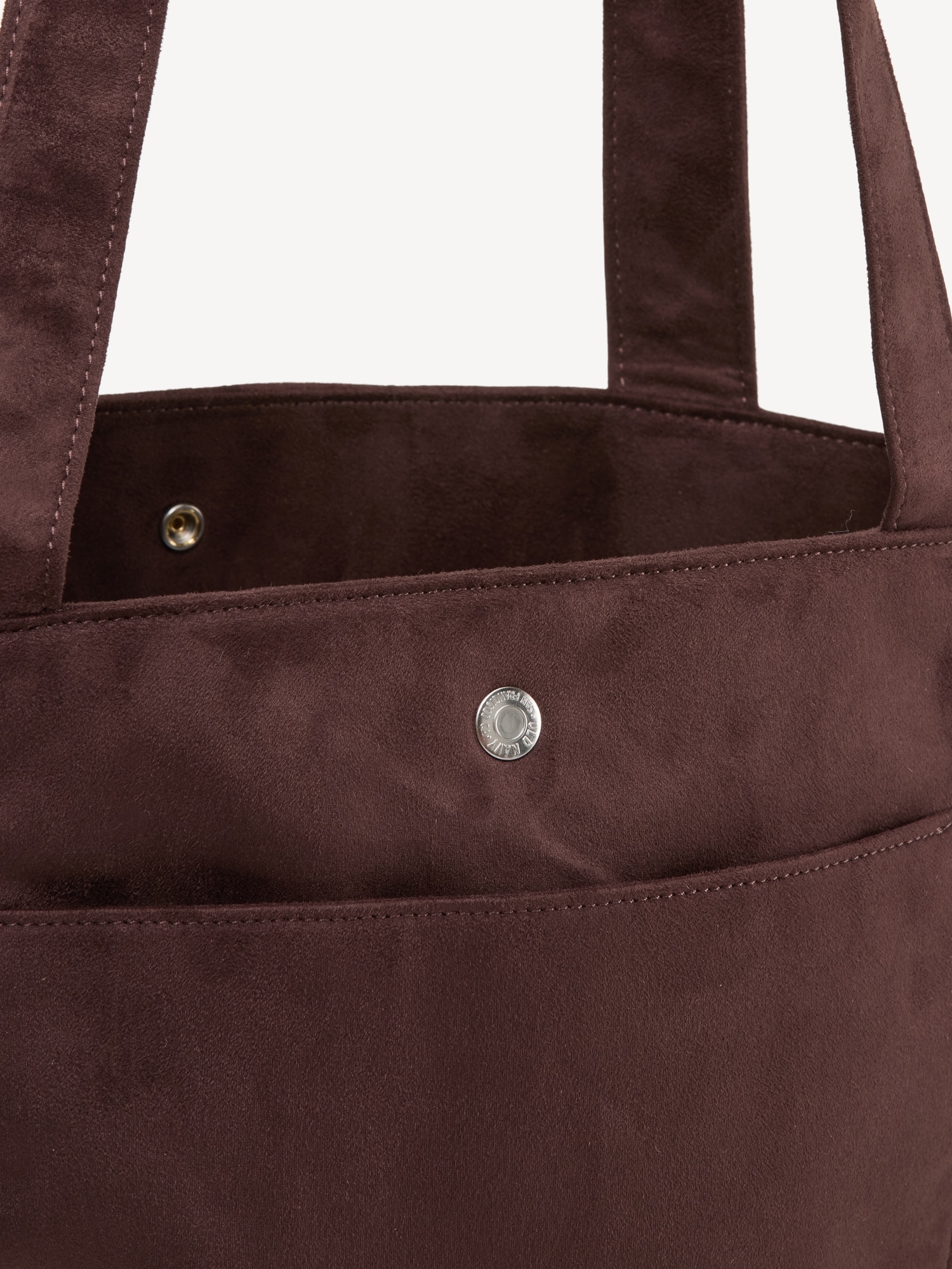 Faux-Suede Everyday Large Tote Bag