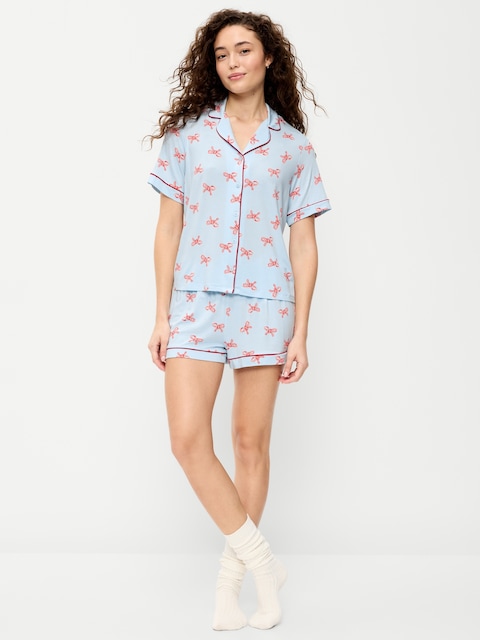 ENSEMBLE SHORT EN TRICOT DE JERSEY GRASSE MATINÉE