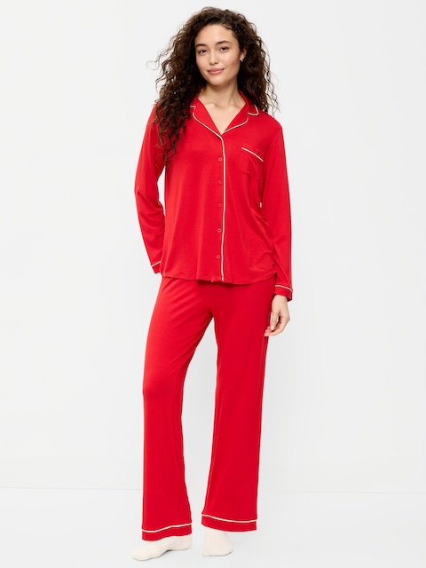 ENSEMBLE PANTALON EN TRICOT DE JERSEY GRASSE MATINÉE
