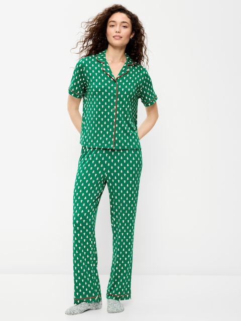 ENSEMBLE PANTALON EN TRICOT DE JERSEY GRASSE MATINÉE