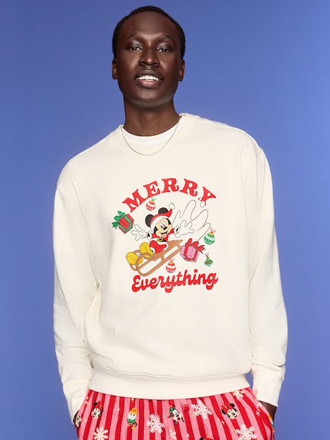 CHANDAIL SURDIMENSIONNÉ RAS DU COU À IMPRIMÉ MICKEY MOUSE OLD NAVY X DISNEY POUR HOMME