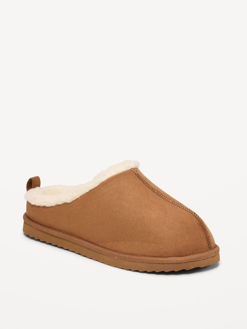 PANTOUFLES DE STYLE MULE EN FAUX SUÈDE POUR GARÇON