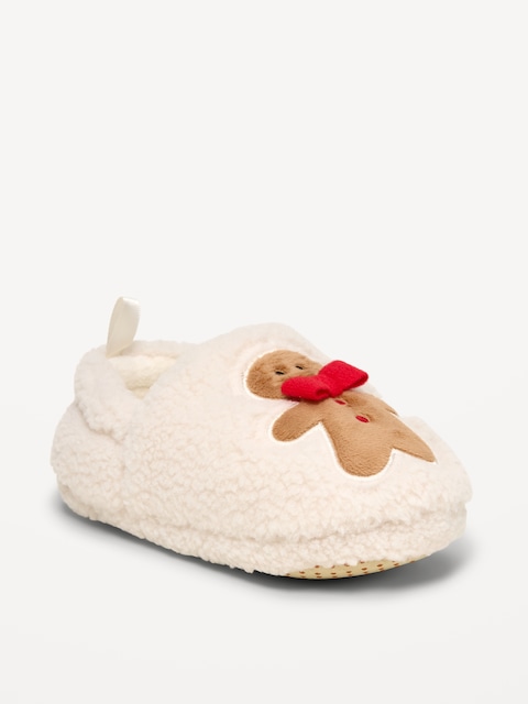 PANTOUFLES EN SHERPA À MOTIF ANIMALIER POUR TOUT-PETIT