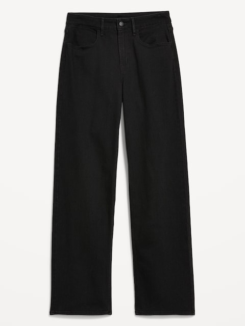 Curvy High-Waisted Wow Wide-Leg Jeans