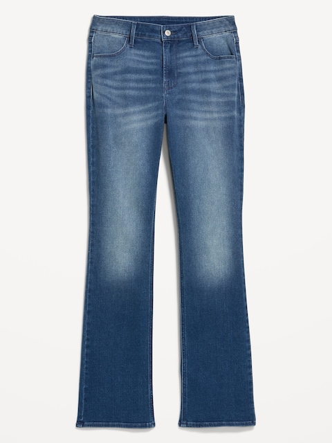 Curvy Mid-Rise Wow Boot-Cut Jeans