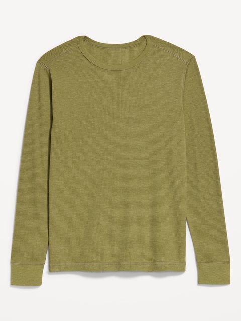 Crew-Neck Waffle T-Shirt
