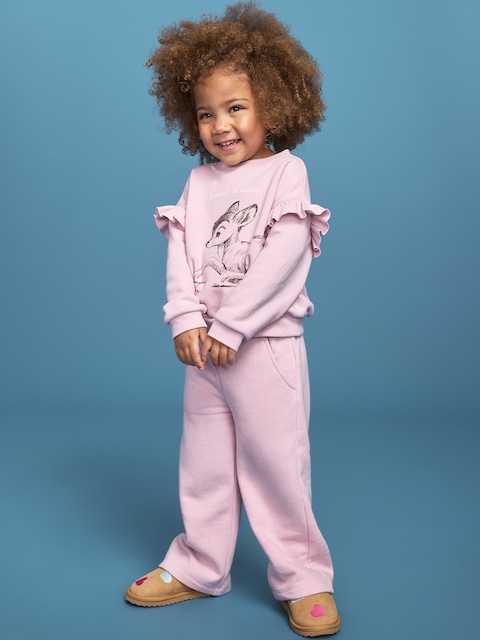 ENSEMBLE CHANDAIL ET PANTALON EN COTON OUATÉ BAMBI OLD NAVY X DISNEY POUR TOUTE-PETITE