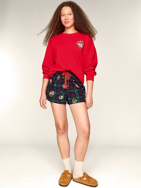 SHORT BOXEUR DE PYJAMA EN FLANELLE OLD NAVY X DISNEY POUR FEMME