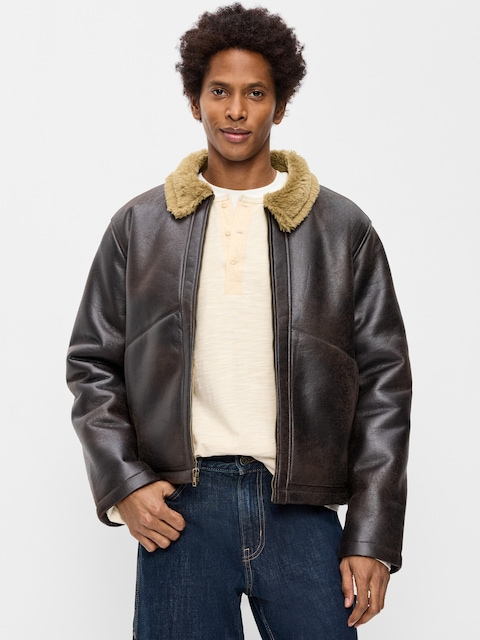 Shearling Flight Jacket