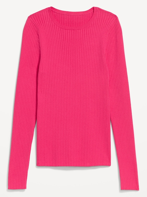 SoSoft Lite Crew-Neck Long-Sleeve Ribbed Sweater