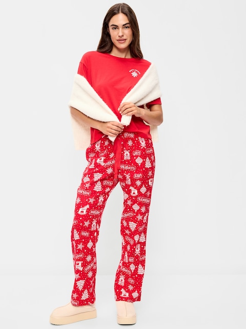 PANTALON DE PYJAMA EN FLANELLE POUR FEMME