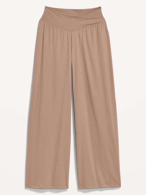 PANTALON STUDIOSMOOTH À JAMBE LARGE À TAILLE CROISÉE