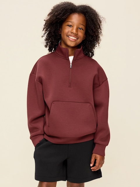 Bounce Fleece Oversized Quarter-Zip for Boys