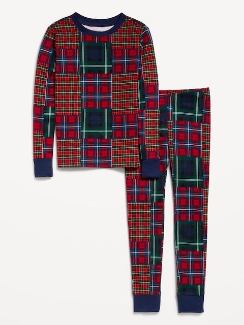 Gender-Neutral Printed Snug-Fit Pajama Set for Kids