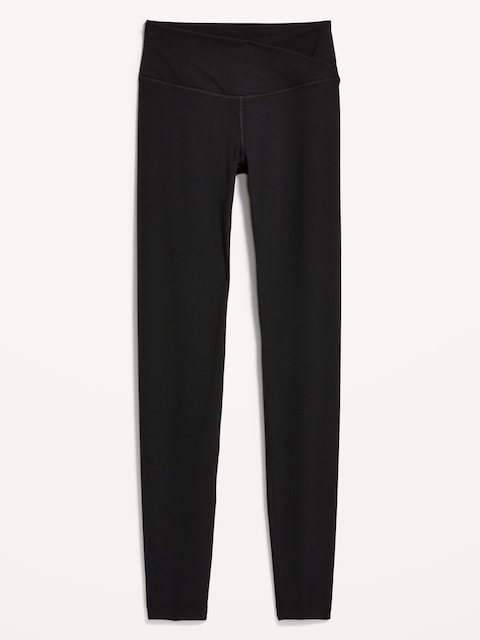 Crossover-Waist StudioSmooth Full-Length Legging