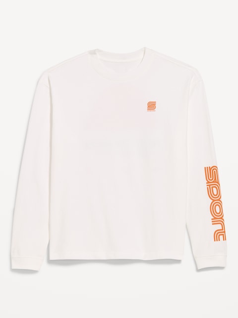T-SHIRT RÉTROCONFO À MANCHES LONGUES ET À IMPRIMÉ