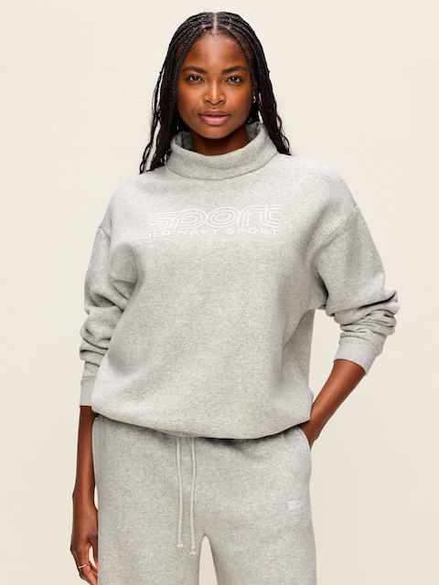 Baseline Fleece Mock-Neck Sweater