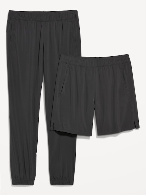 StretchTech Workout Joggers and Shorts Set